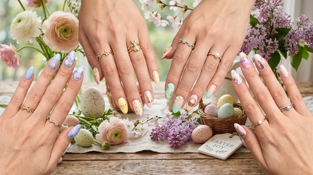 Elegant Easter Nails inspiration for spring season