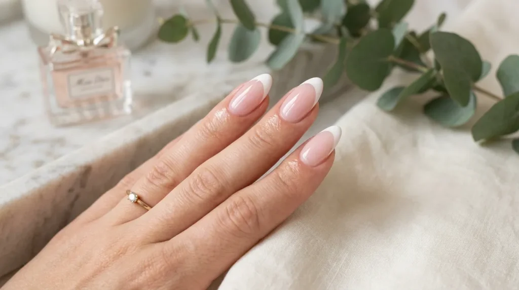 Trendy baby pink nails design for 2026
