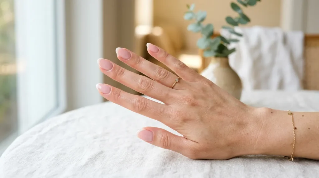 Elegant minimalist manicure style suitable for daily wear
